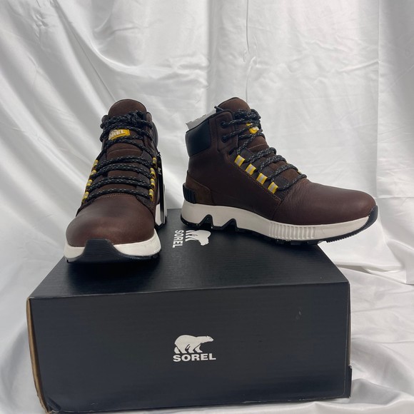 Sorel Mens Size 7.5 Mac Hill Mid Height Waterproof Leather High Top Sneaker Boot main image 10